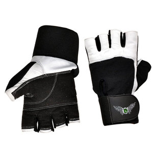 Gants de musculation unisexes en maille à demi-doigts, nouvelle conception, de qualité supérieure, gants en cuir sans doigts unisexes - Product Image 4