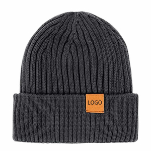Uniquen Enterprises Custom Color Letter Premium Quality Jacquard 100% <b>Wool</b> <b>Beanie</b> Hat Unisex Street Style Custom Logo Printing - Product Image 6