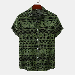 Camisa Hawaiana con Estampado 3D para Hombre, Camiseta de Manga Corta de Verano, Blusa con Solapa Estilo Harajuku para la Playa, Ropa Masculina - Product Image 1