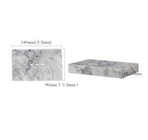 Luxury Modern Marble <b>Soap</b> <b>Dish</b> Tray With <b>Soap</b>-Saving <b>Holder</b> Hot Sale Handmade Handicrafts Marble <b>Soap</b> Saver <b>Holder</b> - Product Image 5