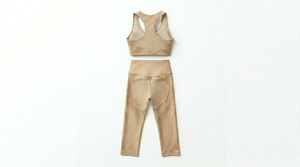 Ensembles de yoga pour femmes personnalisés, grande taille, sans couture, respirants, séchage rapide, légers, réversibles, couleur unie, 2 pièces, coupe intégrale - Product Image 5
