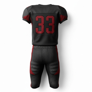 ชุดยูนิฟอร์มอเมริกันฟุตบอลแบบสั่งทำพิเศษ พิมพ์ลายแบบซับลิเมชั่น เนื้อผ้าตาข่ายระบายอากาศได้ดี ทนทาน เหมาะสำหรับทีมกริดริออน ทั้งเด็กและผู้ใหญ่ - Product Image 3