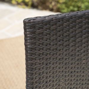 Sedia da Pranzo in Vimini Sintetico CORDOBA KD PE, Elegante Sedia da Giardino per Pranzo all'Aperto - Product Image 5