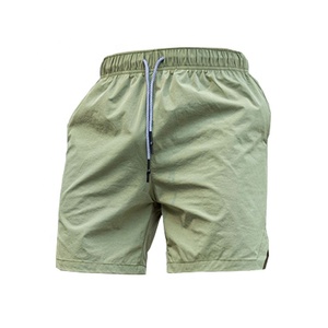 Shorts Deportivos Básicos de Color Sólido, 100% Poliéster de Secado Rápido - Product Image 2