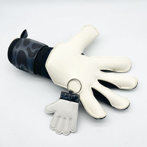 Gants de gardien de but de football professionnels personnalisés à haute adhérence, paume en latex allemand, respirants pour l'extérieur, entraînement et match, protection des doigts - Product Image 3
