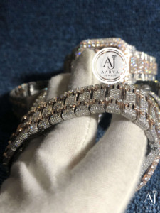 Reloj Mecánico Automático con Diamantes para Hombre, Reloj de Pulsera de Lujo Estilo Hip Hop - Product Image 2