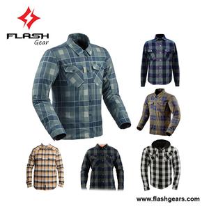 Camisa de franela para motocicleta con protección CE nivel 2 para hombre, camisa de ciclista transpirable con la mejor armadura protectora para adultos - Product Image 6