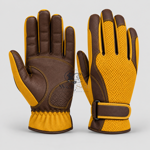 Gants d'équitation durables avec doigts flexibles, paumes renforcées et intérieur doux pour l'entraînement, la pratique et les longues séances d'équitation - Product Image 1