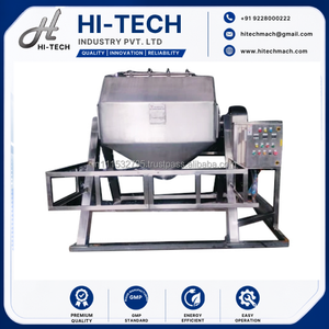 Moteur de mélangeur octogonal haute efficacité, capacité 200L, mélangeur de poudre industriel automatique en acier inoxydable conforme aux normes GMP - Product Image 4