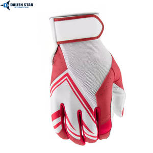 Gants de frappe de baseball unisexes pour adultes, en cuir/cuir synthétique, personnalisables en couleur/taille, légers, confortables, avec fermeture à crochet. - Product Image 3