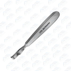 Elevador curvo 235 mm Romo Grande 25 mm Ancho No estéril Acero inoxidable Costal Cartílago Stripper Medic Instrument - Product Image 3