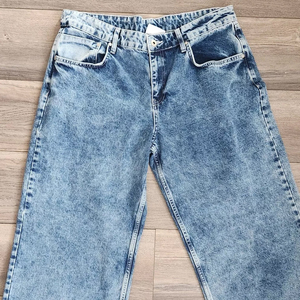 Pantalones vaqueros casuales OEM personalizados, lavados, de corte recto, holgados, para mujer, estilo urbano, pantalones cargo, vaqueros boyfriend para mujer - Product Image 3