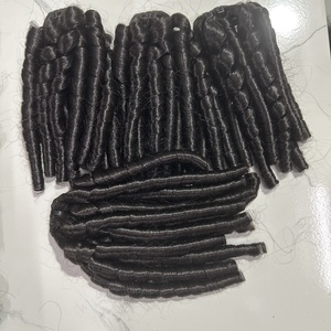 ราคาขายส่ง ผมแท้ธรรมชาติแบบลอนเดี่ยวจากผู้บริจาคคนเดียว ผมเวอร์จินแท้ ต่อผมแบบปลายแบน ดับเบิ้ลดรอน ลอนลึก แบบหยิกฟู - Product Image 1