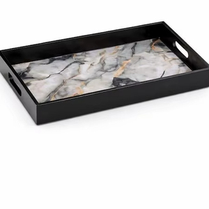 Tableware Food Wooden <b>Tray</b> Standard Quality Painted Finishing Design Wood Serving <b>Tray</b> <b>Decorative</b> Design - Product Image 1