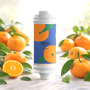 Filtro de Ducha con Vitamina C de Corea OEM ODM, Aroma Cítrico Fresco, Elimina el Cloro, Ilumina la Piel - Product Image 1