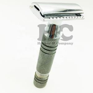 Nouveau rasoir de sécurité à double tranchant en acier inoxydable pour hommes Hooper and Company, de haute qualité, utilisé dans les salons de coiffure - Product Image 1