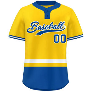 Camiseta de Béisbol Unisex Personalizada, Uniforme Deportivo de Equipo de Poliéster/Algodón Ligero que Absorbe la Humedad, Fabricante y Proveedor OEM ODM - Product Image 3