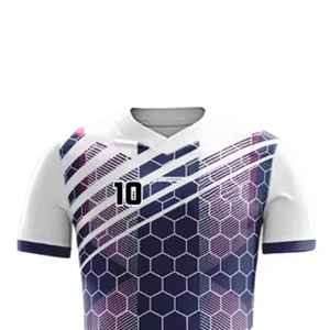 เสื้อฟุตบอลพิมพ์ลายดิจิทัล แห้งเร็ว ระบายอากาศได้ดี ขายดี รุ่นใหม่ล่าสุดปี 2026 คุณภาพสูง ผลิตตามสั่ง - Product Image 4