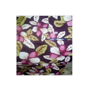 Matériau doux tissé respirant léger en satin de coton de haute qualité avec motif imprimé anti-taches directement du fournisseur - Product Image 1