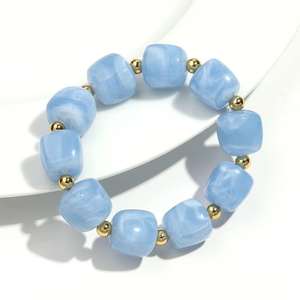 Pulsera de Resina Artesanal Colección Tejida a Mano Set de Pulseras Tejidas a Mano Regalos Maestrillosamente Elaborados - Product Image 1