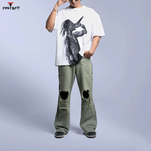 T-shirt en coton 100% de haute qualité, fabriqué par des professionnels, avec logo personnalisé imprimé, t-shirt en coton uni pour hommes, été - Product Image 5