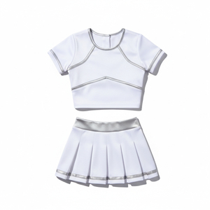 Uniformes de cheerleading All Star, design personnalisé par sublimation, équipement de cheerleader, vêtements d'entraînement d'équipe, tenue de sport professionnelle - Product Image 1