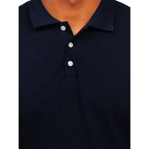 Polos de golf pour hommes de luxe, séchage rapide, coupe ajustée, anti-froissement, coton polyester, logo personnalisé, motif uni, manches courtes, haute qualité - Product Image 4
