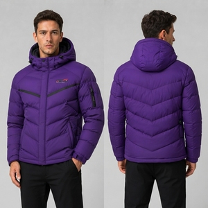Men Puffer <b>Jacket</b> High Performance Outdoor Wear Men Puffer <b>Jacket</b> Designed With Lightweight Insulation Warm Lining And Durable - Product Image 5