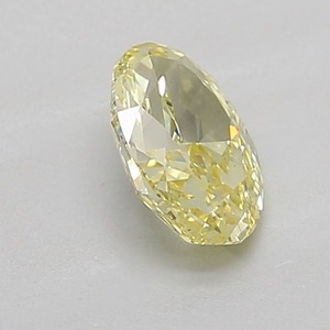 Diamant Jaune Fantaisie de 1,03 Carat, Taille Ovale, Polissage Excellent, Clarté VS1, Cultivé en Laboratoire, Certifié IGI, Pierre Précieuse Brillante et Scintillante - Product Image 2