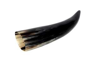 Corne de buffle naturelle originale, ensemble de cornes artisanales, corne à boire médiévale authentique pour méad et ALE, style Viking - Product Image 6