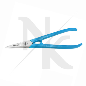 Ciseaux à découper en étain de haute qualité pour la fabrication de bijoux, en acier inoxydable et cuivre, coupe manuelle, cisaille pointue droite 180 mm, bricolage artisanal - Product Image 4