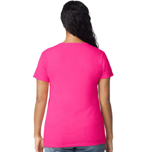 Camiseta de Mujer Heliconia, Algodón Suave, Informal, Manga Corta, Cómoda, Básica, Ropa de Moda, Venta al Por Mayor Personalizada - Product Image 3