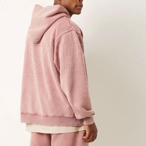 New Arrival Best Selling Acid Wash Hoodies 100% Cotton Winter Casual Solid Comfortable Fleece <b>Pullover</b> <b>for</b> Everyday Wear <b>for</b> <b>Men</b> - Product Image 3