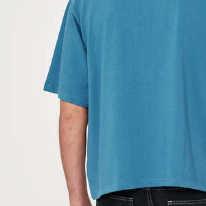 Camiseta Corta para Hombre 100% Algodón, Corte Holgado, Estampada, Transpirable, Manga Corta, Servicio OEM Personalizable - Product Image 4