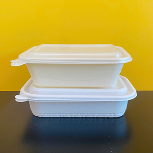 High Quality Cornstarch Biodegradable Food Storage Container Eco Friendly Disposable <b>Lunch</b> <b>Box</b> for Hot Sale 2025 - Product Image 6