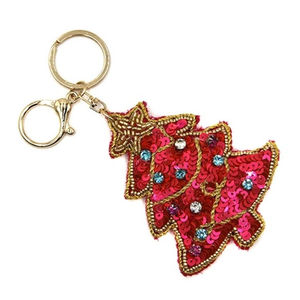 Handmade Beaded <b>Keychain</b> Multi-ethnic <b>Leather</b> <b>Keychain</b> Embroidery Lightweight Fashionable Accessory for Everyday Use Cartoon - Product Image 6