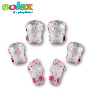 Kit de sécurité pour le roller des enfants, coque en PP flexible et résistante, casque, genouillères, coudières, protections - Product Image 1