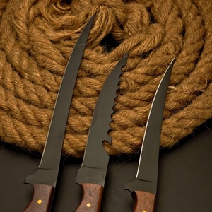 Premium Handcrafted 67-Layer Damascus Steel Fillet <b>Knife</b> Blue Wood Resin Handle Silver Finish Outdoor Survival Custom <b>Knife</b> - Product Image 4