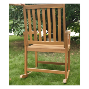 เก้าอี้โยกไม้กระถินณรงค์ FSC ดีไซน์ทันสมัย ทนทาน ใช้ได้ทั้งในบ้านและนอกบ้าน รุ่น 2 สำหรับสวน - Product Image 4