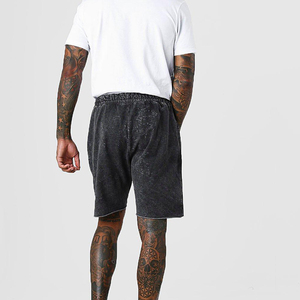 Shorts Bermuda Décontractés en Toile Tissée pour Hommes - Taille Mi-Haute Couleur Unie Logo et Design Personnalisés Séchage Rapide Respirant Anti-UV 100% Coton - Product Image 5