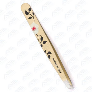 Pinzas para Cejas y Extractor de Pestañas, Herramienta de Belleza de Precisión, Pinzas de Acero Inoxidable para Depilación de Pelo Fino, Punta Inclinada - Product Image 5