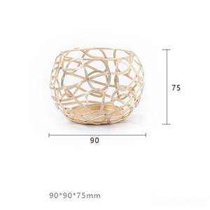 Portavelas Metálico para Velas de Té, Soporte para Velas de Té, Decoración Diwali, Decoración Festiva para el Hogar, Regalo Corporativo - Product Image 2