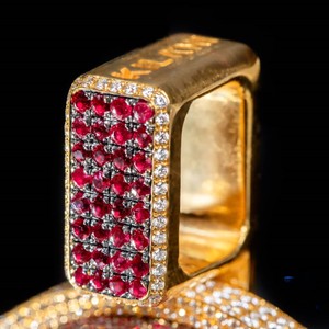 Colgante de Diamante Moissanita Iced Out Estilo Hip Hop, Color D, VVS, con Número de Rapero - Product Image 3