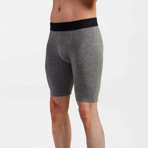 กางเกงรัดรูปขายดีสำหรับผู้ชาย ผ้าโพลีเอสเตอร์ 100% สั่งทำได้ เอวกลาง สำหรับออกกำลังกาย ฟิตเนส ใส่สบาย ลายเรียบ ระบายอากาศได้ดี - Product Image 4