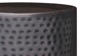 Drift <b>Table</b> Modern Industrial Metal Coffee <b>Table</b> With Textured Finish For Living Room Furniture - Product Image 5