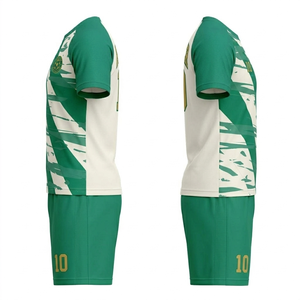 Camisetas de Fútbol Transpirables de Alta Calidad OEM, Sublimadas, de Manga Corta, de Secado Rápido, para Entrenamiento - Product Image 4