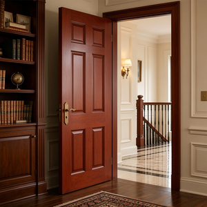 Puerta de Entrada para Dormitorio Golden Aero GA-04S, Diseño Contemporáneo de Lujo, Núcleo de Madera Sólida, con Soporte Técnico en Línea - Product Image 3