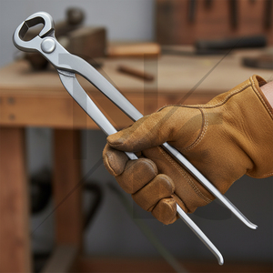 Pince à sabots professionnelle réutilisable pour fermeur - Outil de fermeur en acier forgé haute résistance pour le sablage de précision et la santé équine - Product Image 6