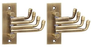 Stainless Steel Portable Wall <b>Hooks</b> 6 <b>Hook</b> <b>Rail</b> Classic Design Rust Resistant Coat Rack for Bathroom Wall or Door Mounting - Product Image 3
