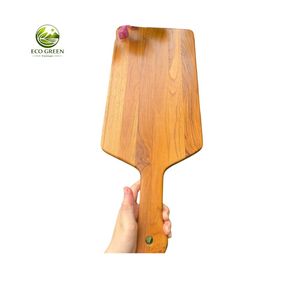 Tabla de cortar de madera de teca grande al por mayor, tabla de picar de madera de grano final grueso para carne y cocina - Product Image 1